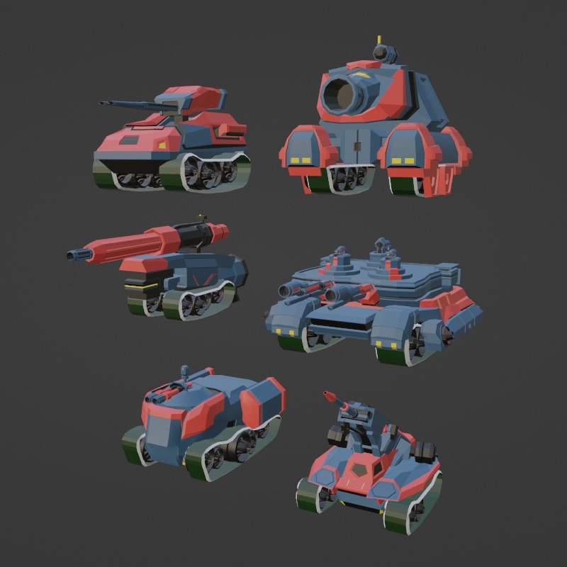3DCGでオリジナルメカを作ります ゲームデザイナーが、動く3DCGを製作します イメージ6