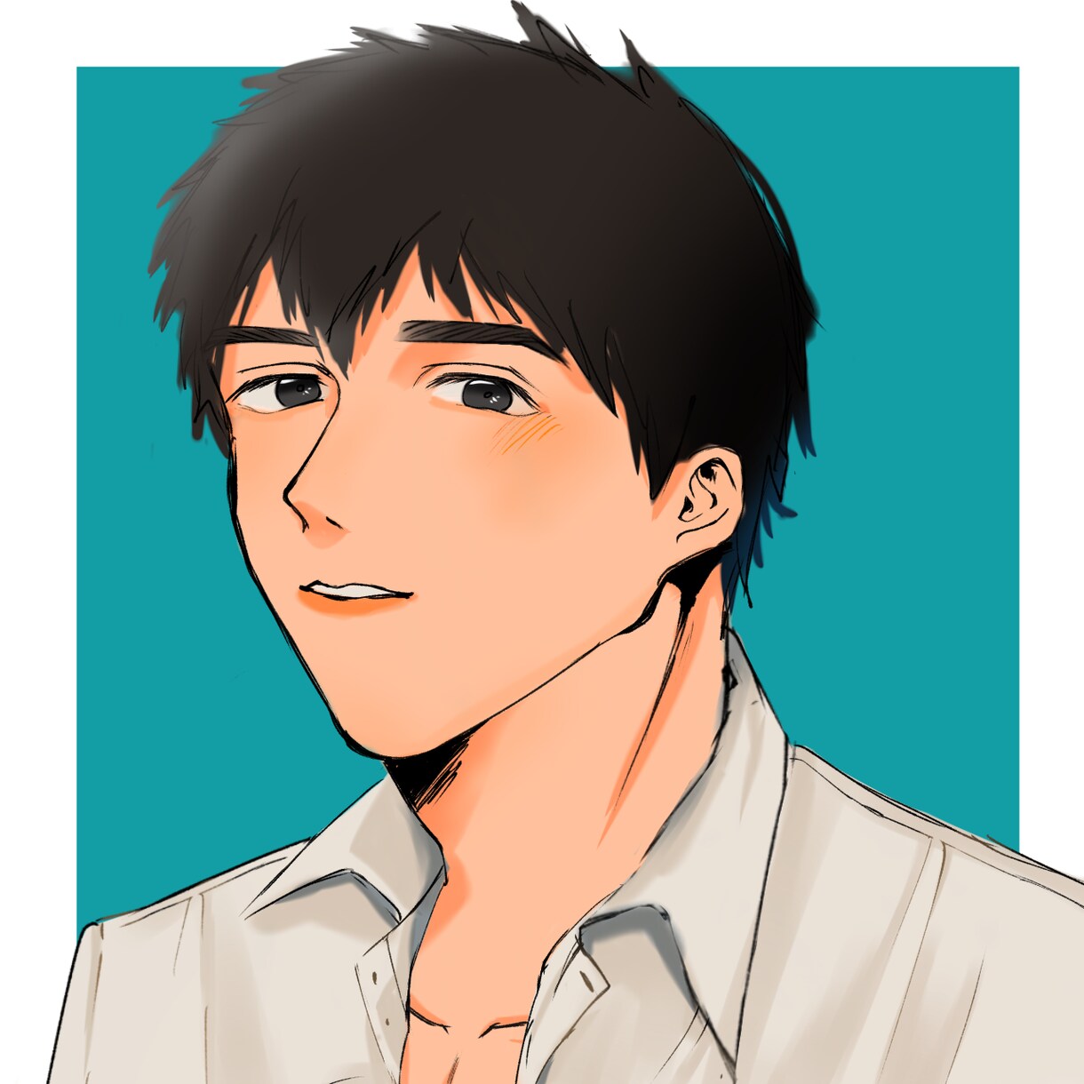SNS等のかっこいいアイコン描きます オリジナル◎色鮮やかで爽やかなアイコンをお届けします♪ イメージ1