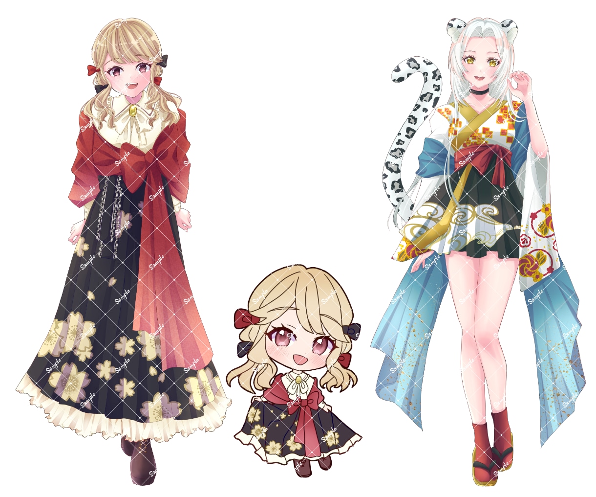 ハイクオリティなIRIAM用立ち絵お描きします お得なミニキャラSDセットもあります イメージ3