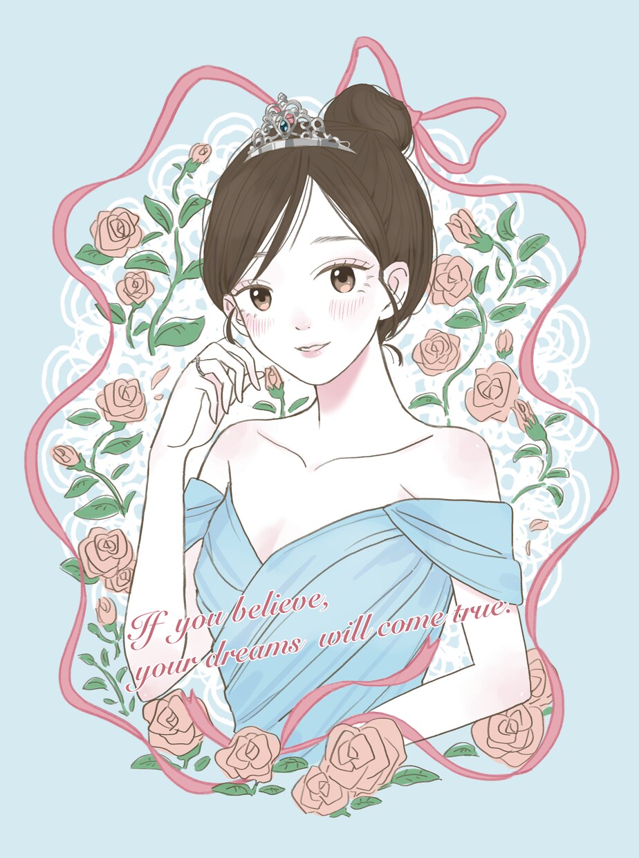理想の私を先取り！お守りイラスト描きます 大人かわいい自分の似顔絵をアイコンや待ち受けに♥ イメージ1