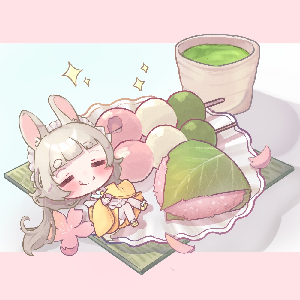 ゆるっとしたミニキャラ描きます 配信用やグッズ、アイコンなどお気軽にお使いください イメージ1