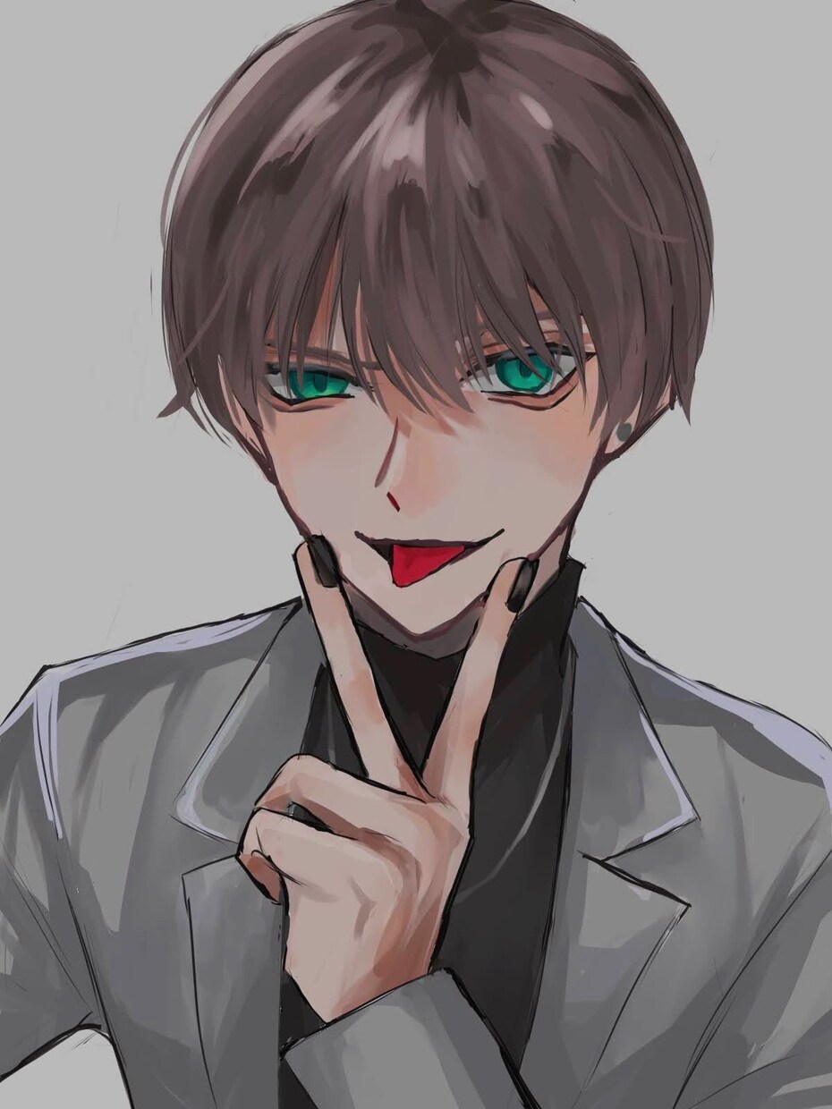 安価で魅力的なアイコンを描かせて頂きます かっこいい系のキャラをメインに、魅力的なアイコンを描きます イメージ3