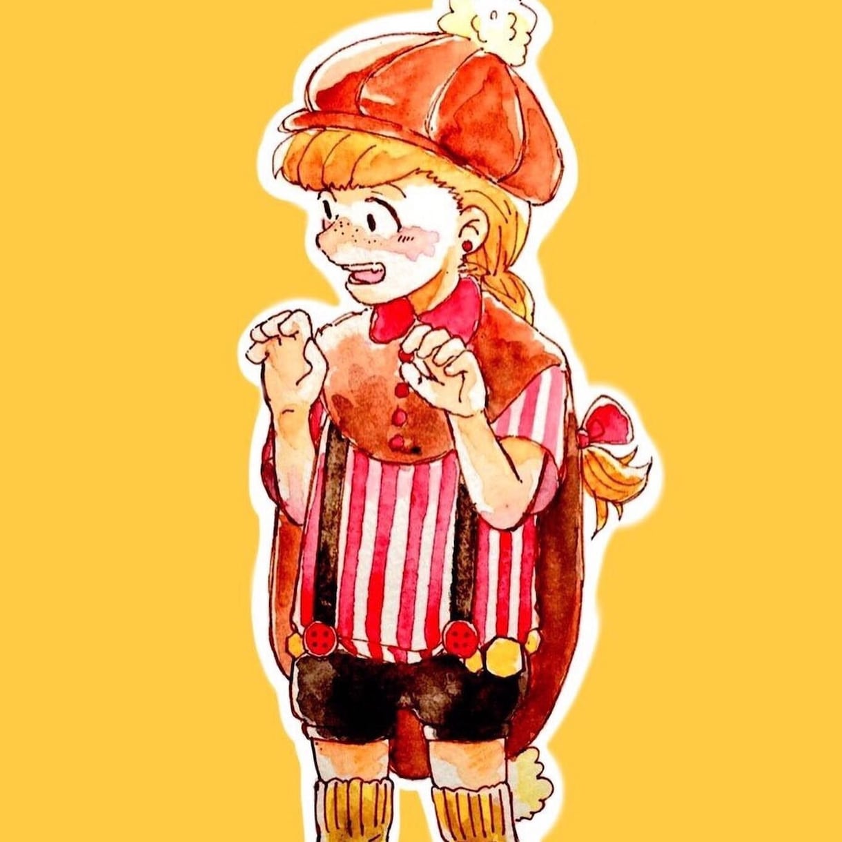 レトロでポップなやわらかいタッチのイラスト描きます 絵本のような温かみのあるイラストをお届けします。 イメージ4