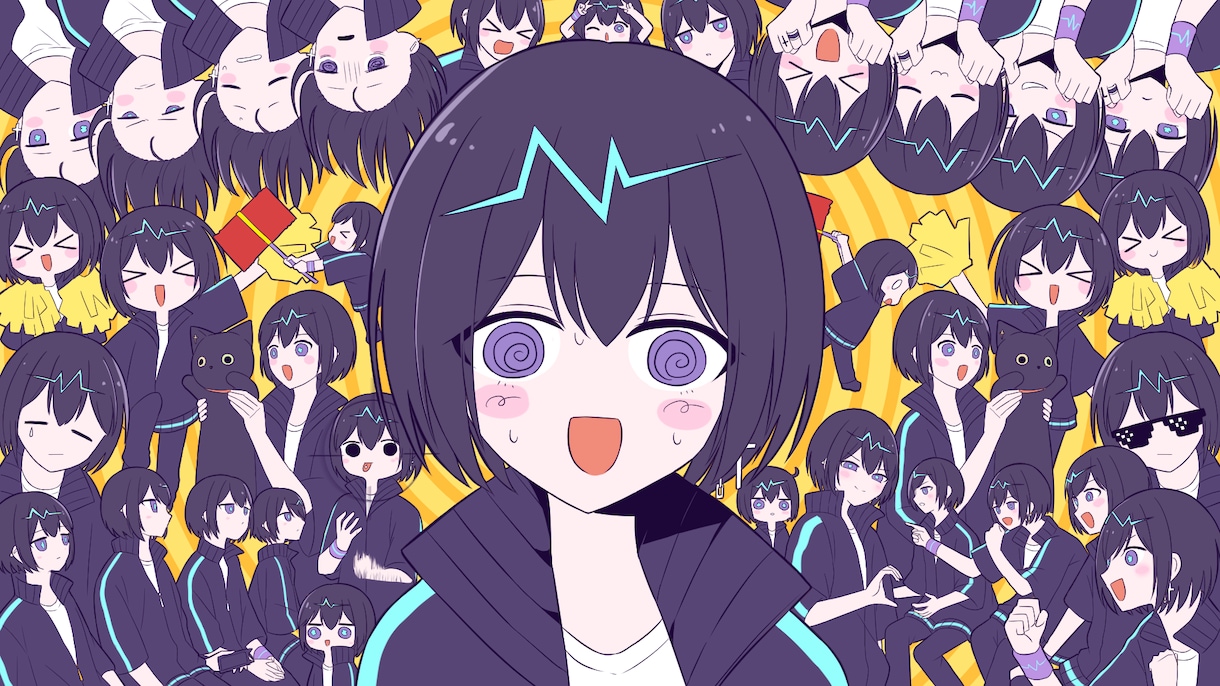 歌ってみたのサムネイルを制作致します 楽曲イメージを大切にしたサムネイルを制作致します。 イメージ7