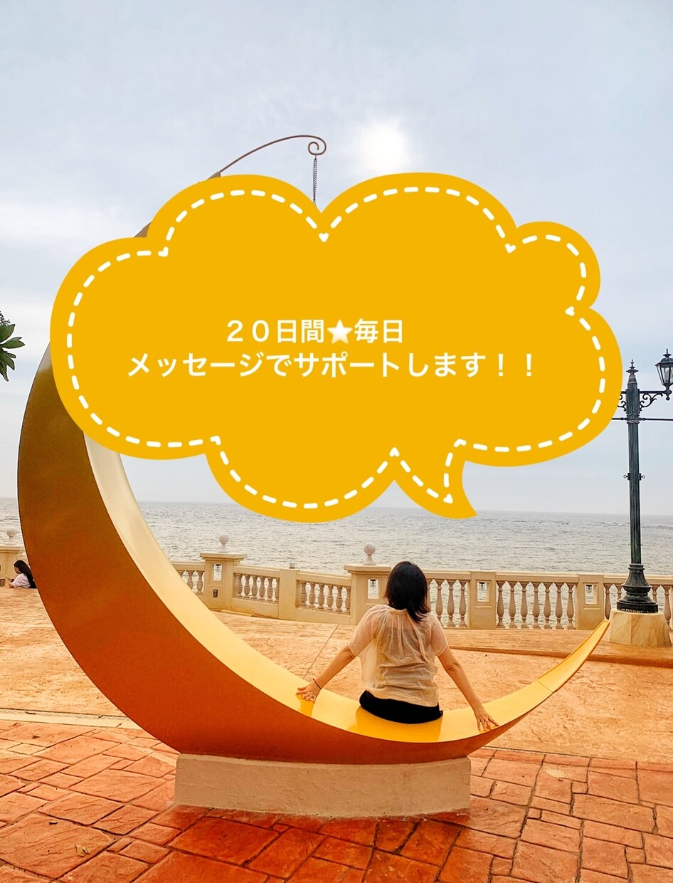 20日間⭐︎毎日メッセージでサポートします メッセージを交換して目標達成！モチベーションの維持に！ イメージ1
