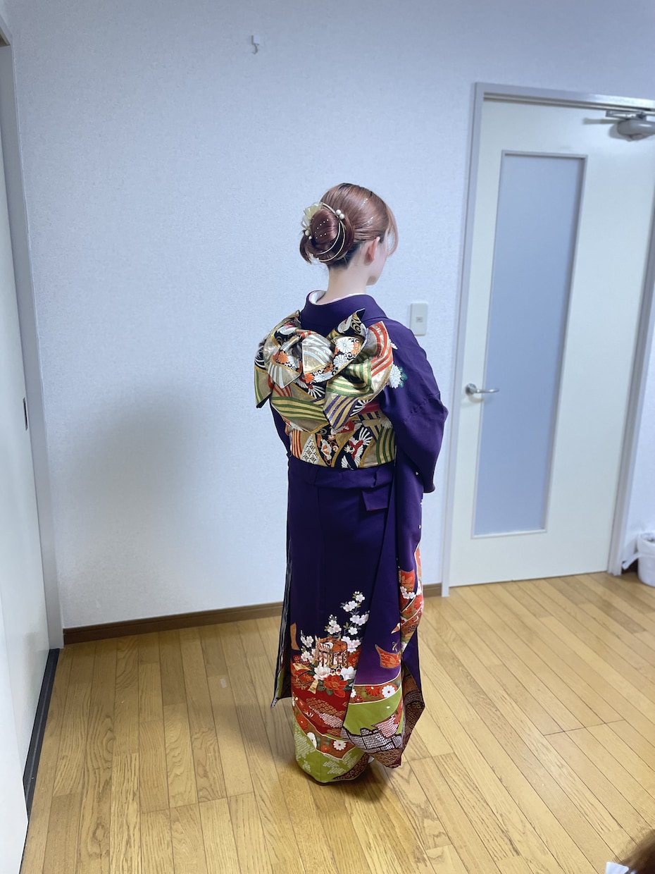フリーランス美容師が出張着付けをいたします 苦しくない着付が得意でヘアのご相談も承ります イメージ3