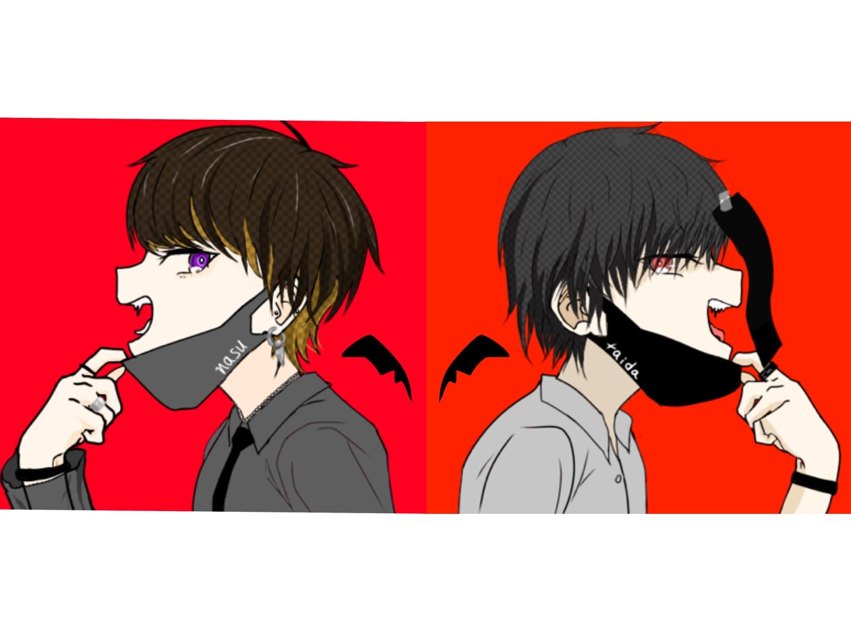 歌みたYouTube用サムネイルイラスト描きます 動画のクオリティをワンランク上げられるサービス イメージ1