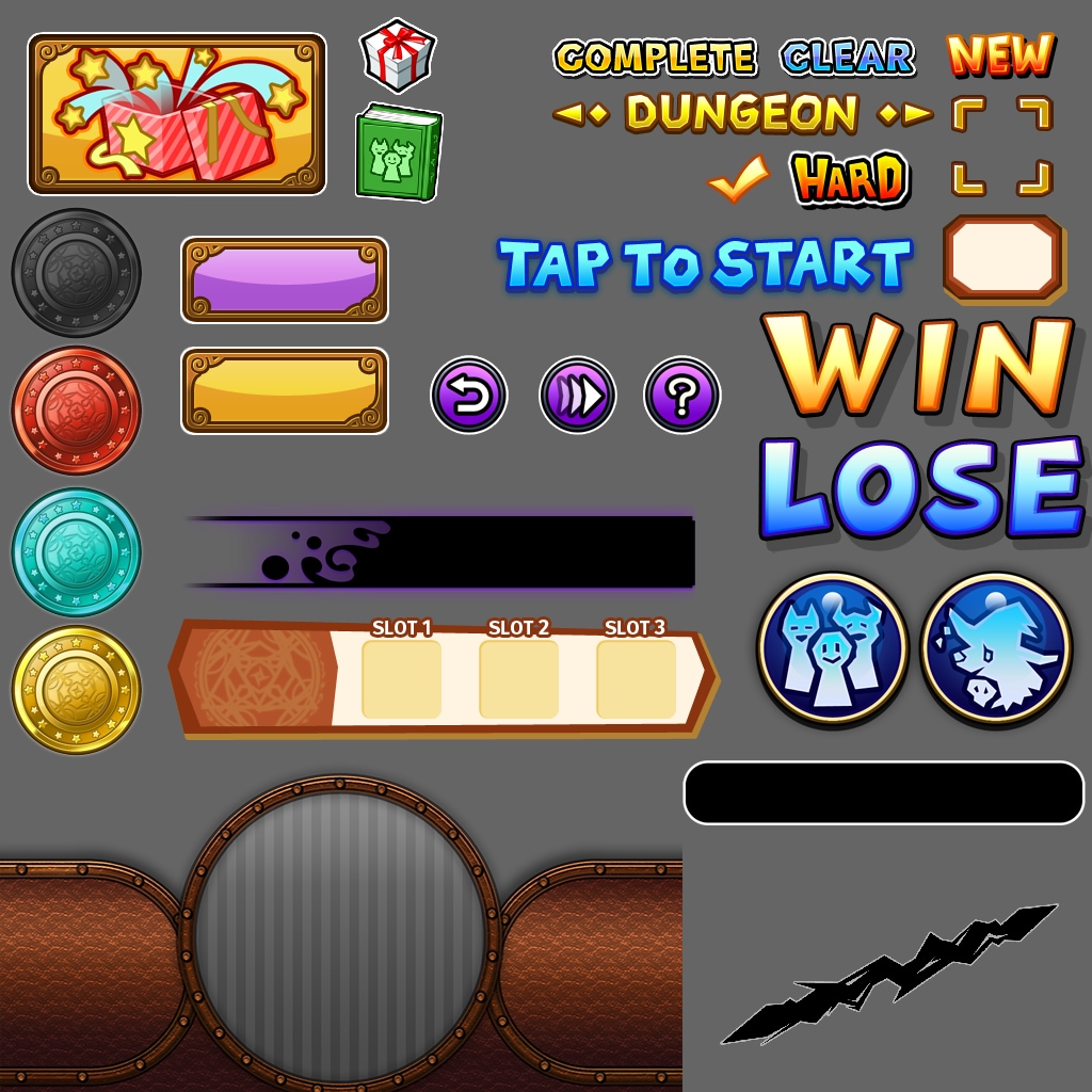 ゲーム風イラストやUI・アイコンを制作します ゲーム業界実績があるプロのデザイナーが制作！ イメージ3