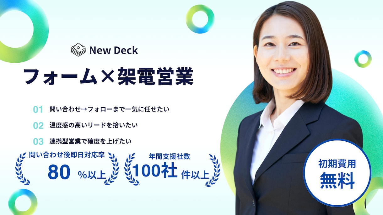 フォーム営業＋架電営業連携します 送信＋架電をセットで実施することで、反応率を飛躍的にアップ。 イメージ1