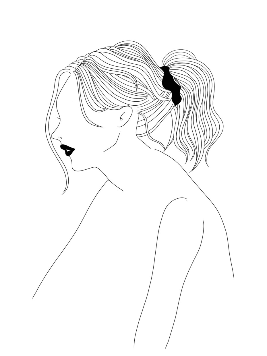 線画でイラストを作成します シンプルでおしゃれな雰囲気のイラストを作成します。 イメージ1