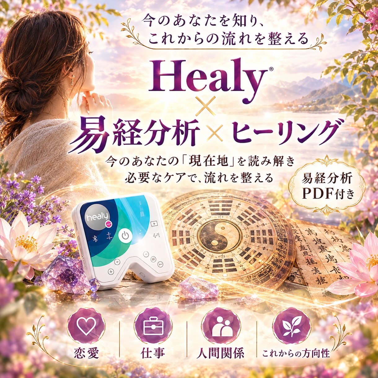 人生お悩み総合版⭐易経波動分析＆ヒーリング送ります 現実を動かしたい方へ⭐最短で最善へ！障害・壁を取り除きます！ イメージ2
