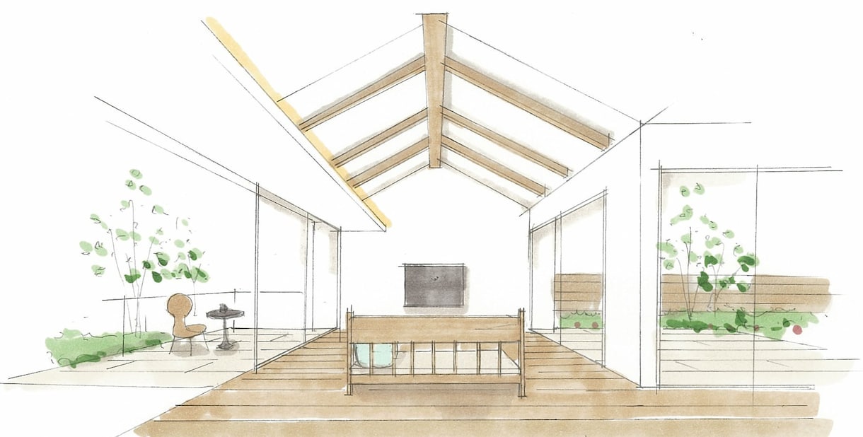 手描きパース作成　検討用・商用どちらも対応します 一級建築士が手描きパースを作成して納品いたします。 イメージ3