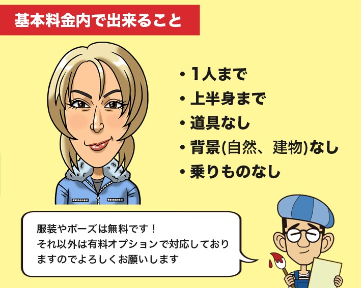 名刺・アイコンでインパクト抜群の似顔絵描きます 日本似顔絵検定協会が公認、約7000人の制作実績 イメージ6