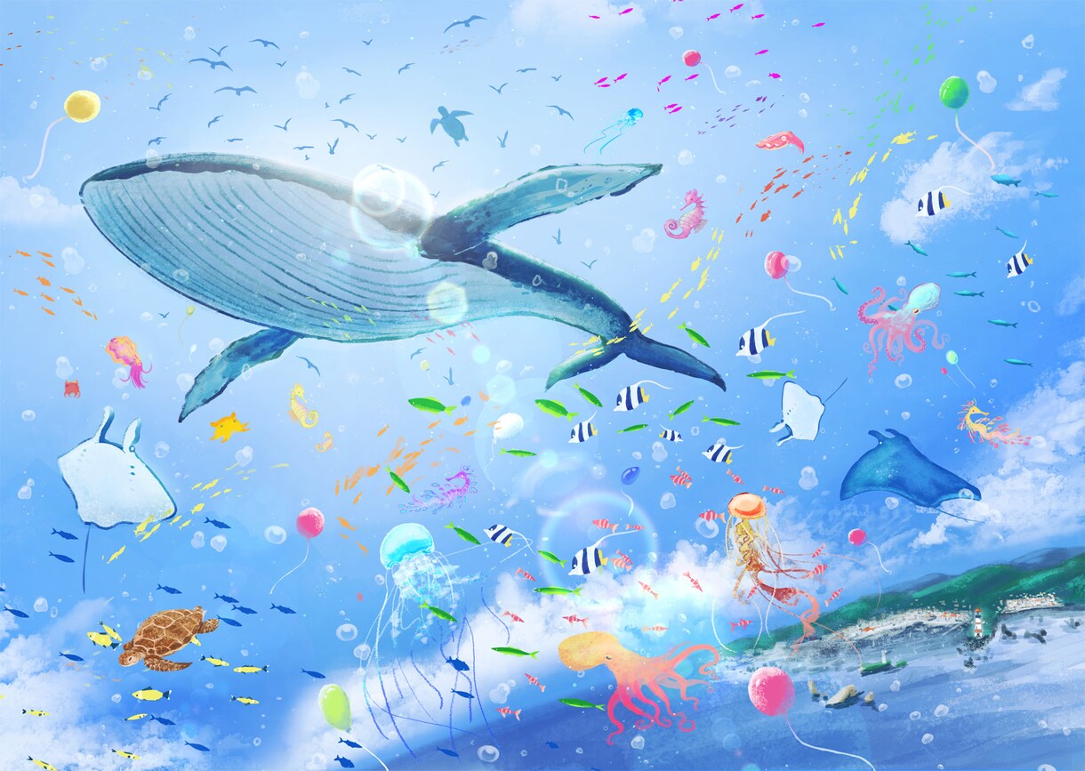 風景・背景イラスト承りますます 描きこみの多い一枚絵を制作いたします。 イメージ1