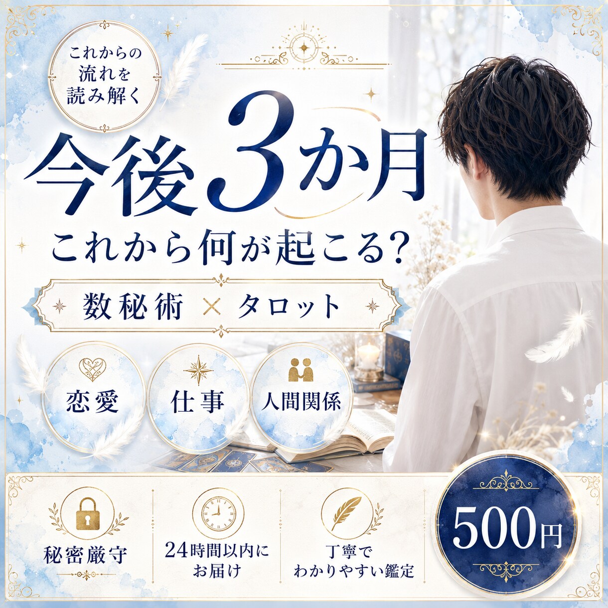 これから3か月の未来と運勢を鑑定します 特に大きな悩みはないけれど、これからの運勢を見てほしい人へ イメージ1