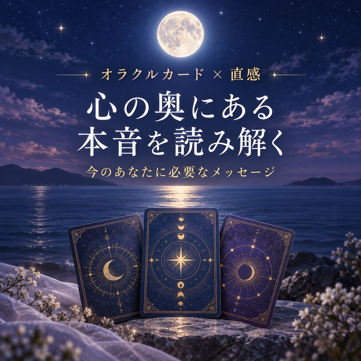 オラクルカードと直感で本音を読み解きます 今のあなたに必要な氣づきと一歩をお届けします イメージ1