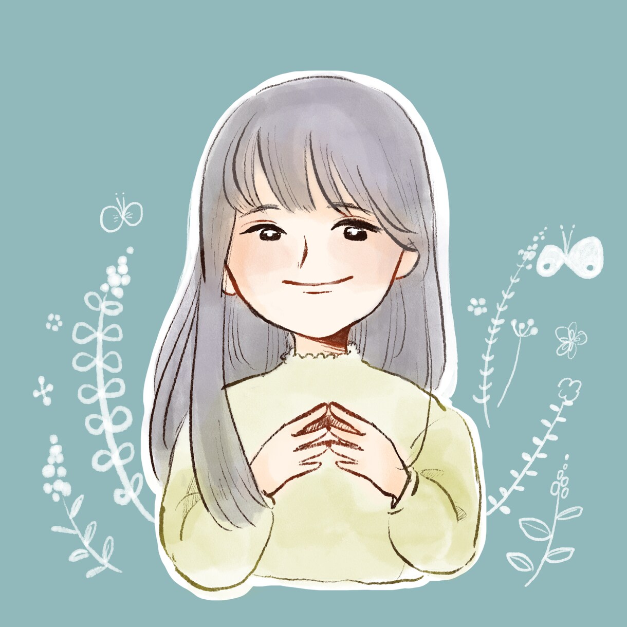 似てるけどナチュラルかわいい似顔絵描きます かわいく似せます。SNSアイコンやプレゼントにオススメ イメージ6