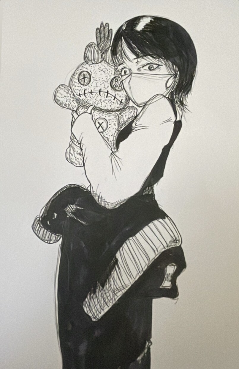 似顔絵描きます お客様の雰囲気を真似て描きます。雰囲気を描きます。 イメージ4
