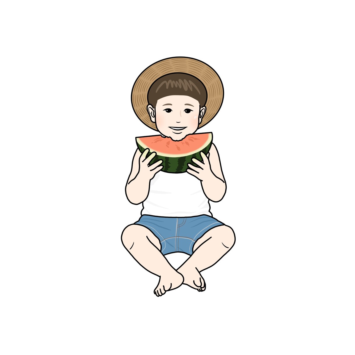 幸せな瞬間を線で残すイラストます 大切な人へのプレゼントにもおすすめです。 イメージ5
