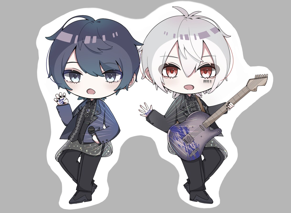デフォルメを2000~2500円で作成します 小さなキャラクター⸜❤︎⸝‍修正回数最大7回まで○ イメージ6