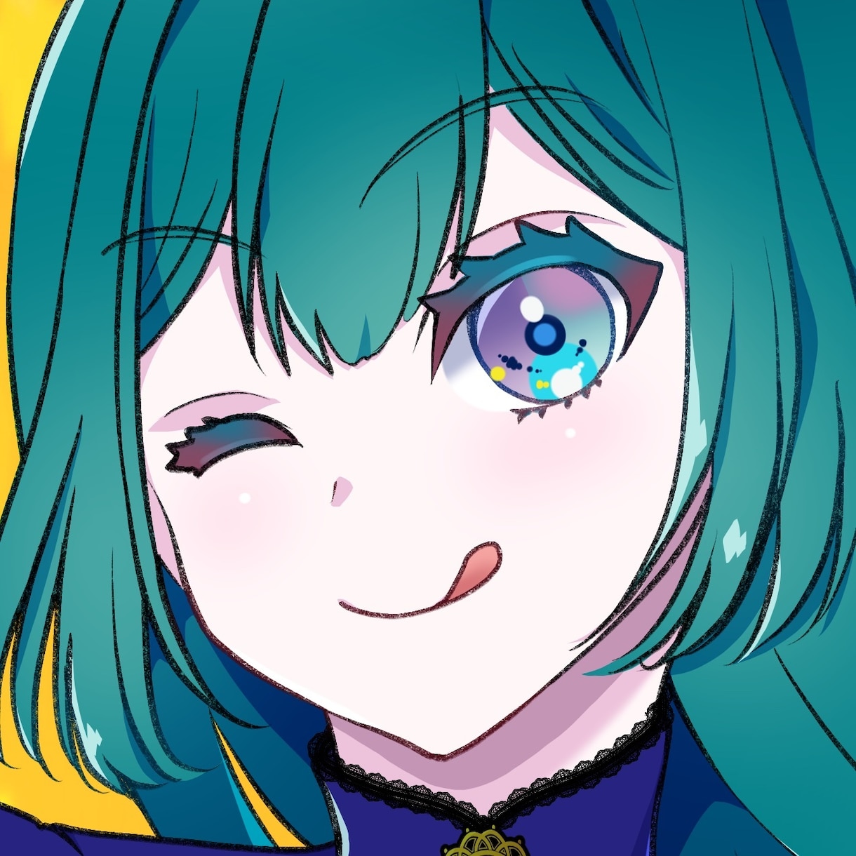 アイコン用イラストを描きます 顔～肩回りまで（アニメ塗り、厚塗り） イメージ4