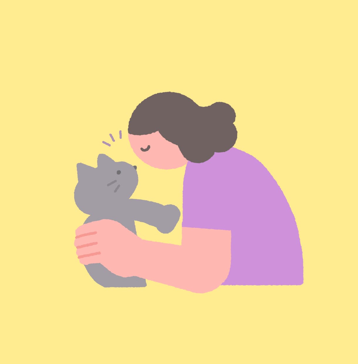 ゆるふわ♡ペットとあなたのアイコンイラスト描きます インスタなどSNSプロフに！シンプルなデフォルメイラスト イメージ8