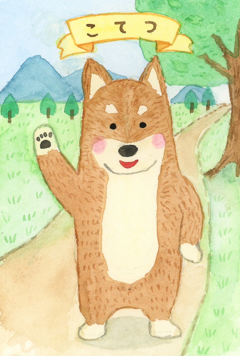 絵本のような温かい愛犬の似顔絵を描きます 絵本の世界のようなキャラクターのように可愛くデフォルメします イメージ4