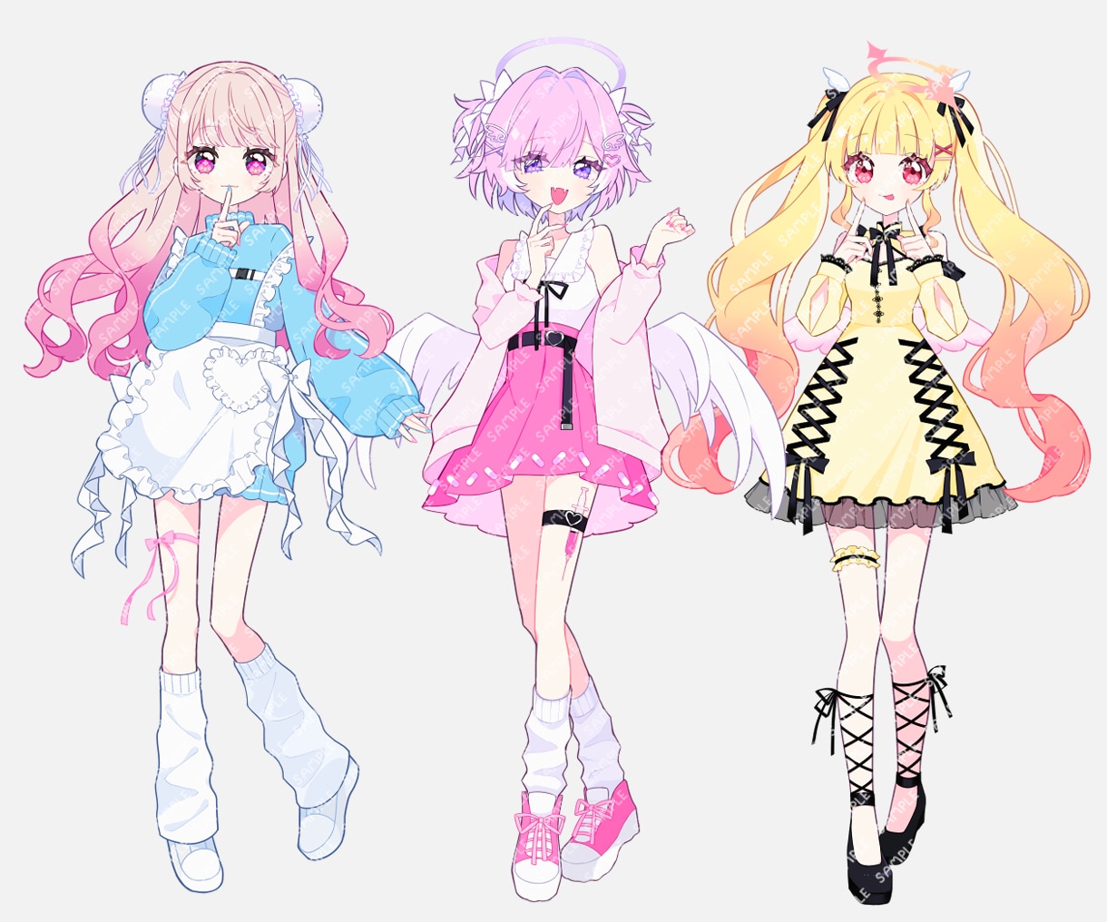 キュートなイラストお描きします アイコン、グッズ、動画用、イラストカード制作に♡ イメージ6