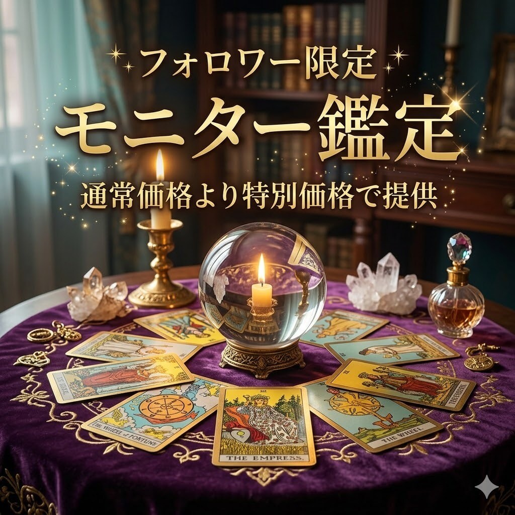 初回のみ特別価格でモニター鑑定いたします あなたの人生の鑑定書をおつくりします イメージ1