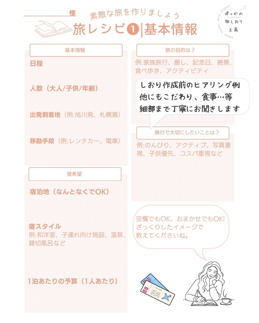 看護師寄り添う富良野ベビーカー旅しおりを提供します 【限定価格】５名まで。無理なく回れるゆったり旅。安心重視。 イメージ2