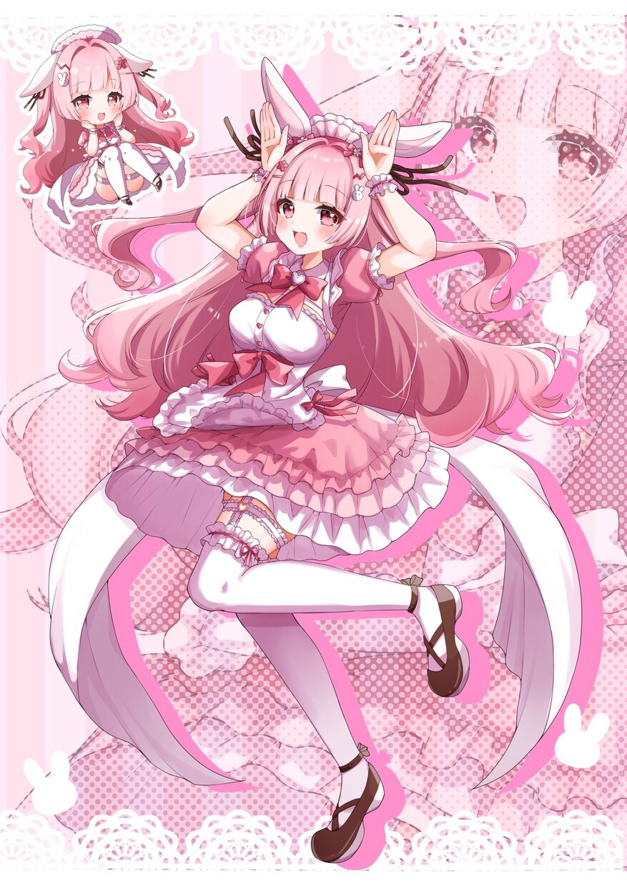 納期要相談！可愛いキャラクター立ち絵を作成します 商用利用料込み！IRIAM・配信用立ち絵を作成します イメージ4