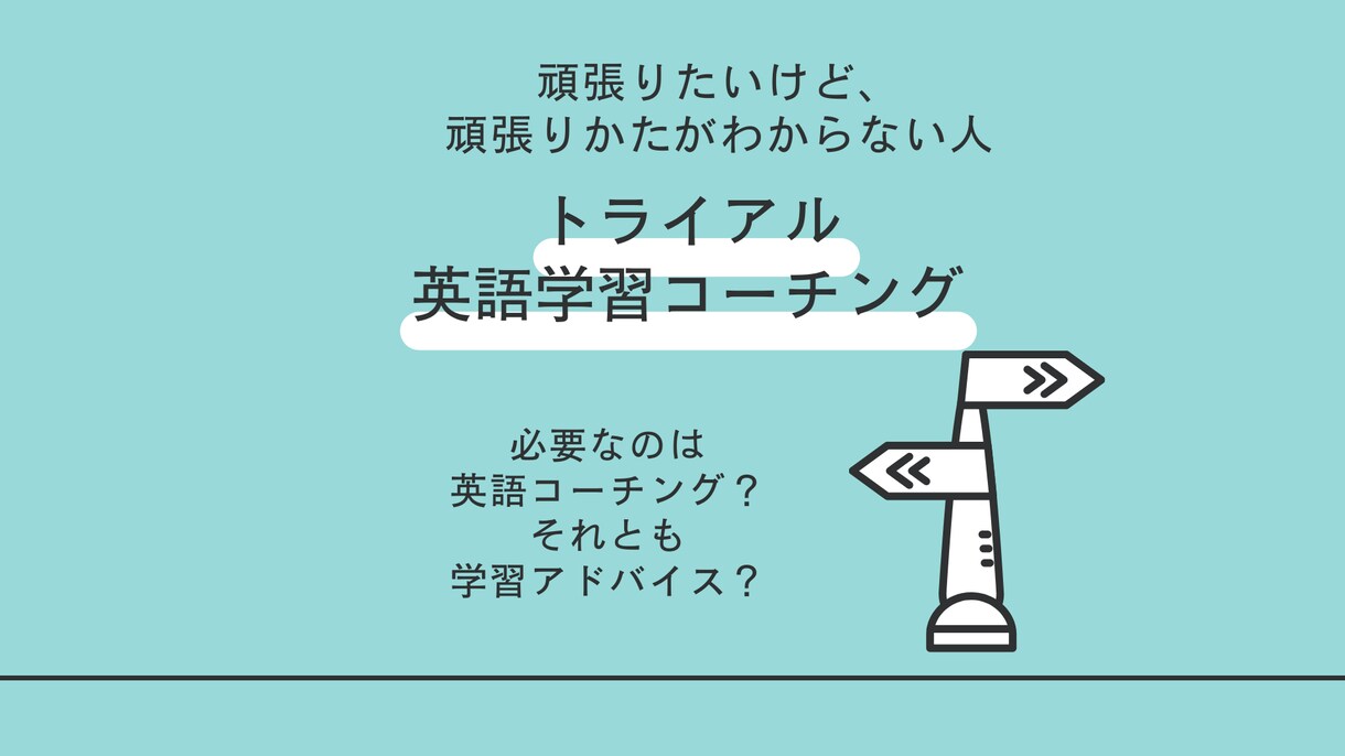 トライアル30分：英語学習コーチングします コーチング受けるか悩んでる人、学習アドバイスが欲しい人 イメージ1