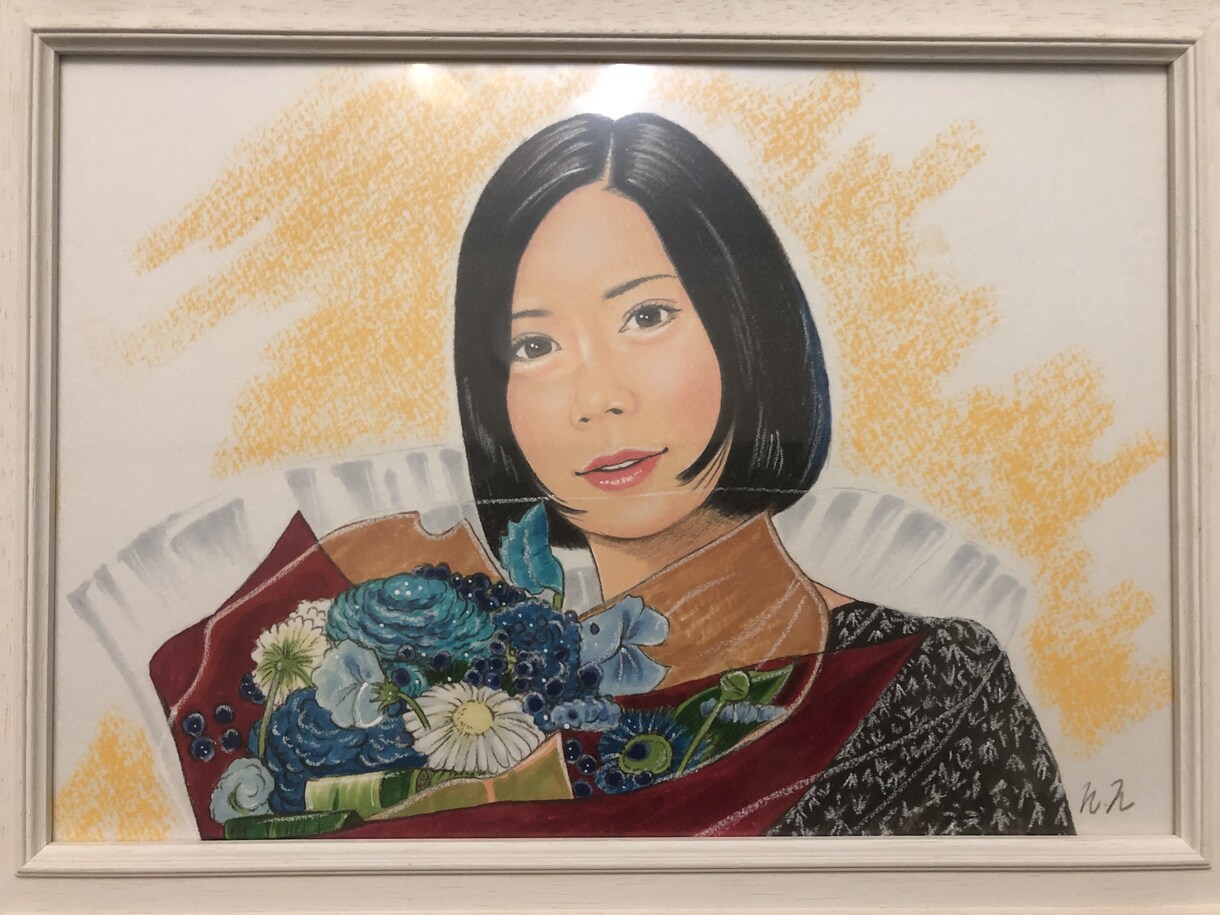 個人の絵や、結婚式でのウェルカムボード描きます 柔らかいパステル画はいかがですか？ イメージ9