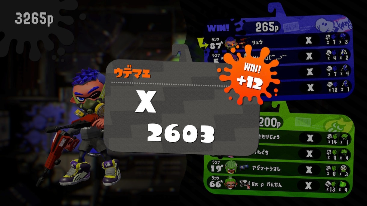 スプラトゥーン2 上達の仕方教えます ウデマエを上げたい方に向けて優しく教えます！ イメージ1