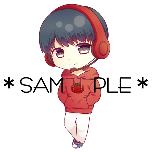 オリジナルの可愛い女の子などのアイコンお描きします SNS等のあなただけのちびキャラのアイコンが欲しい方に! イメージ8