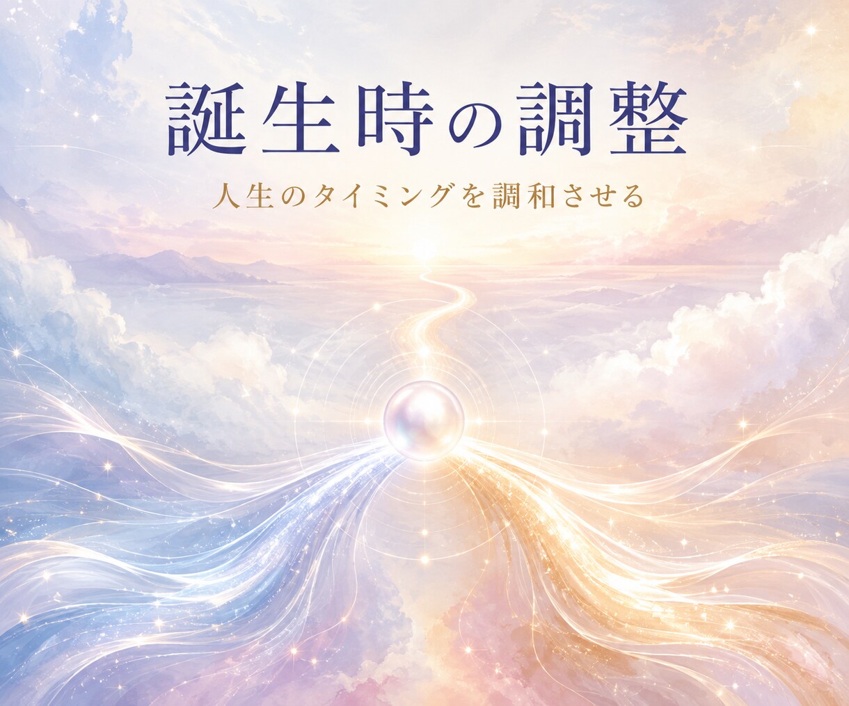 誕生時のエネルギーを整え人生の流れを調整します 人生のタイミングが噛み合い、本来の流れに乗りやすくなります イメージ1