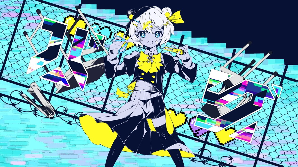 ポップで可愛いイラストを描きます お客様のご希望の絵柄、構図で可愛いイラストを提供します！！ イメージ1