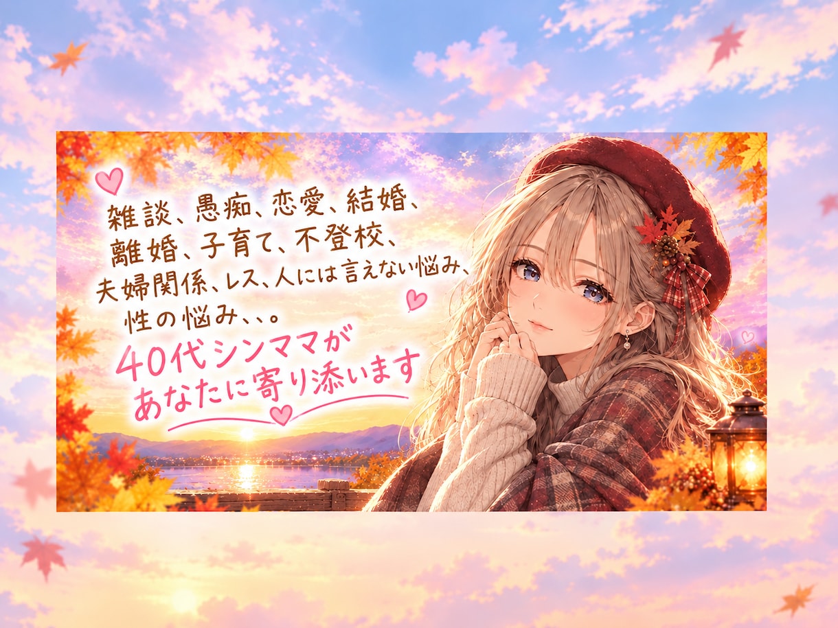 雑談、相談、人には言えない悩み、なんでも聞きます 肩の力を抜いて気楽にお話しましょう イメージ2