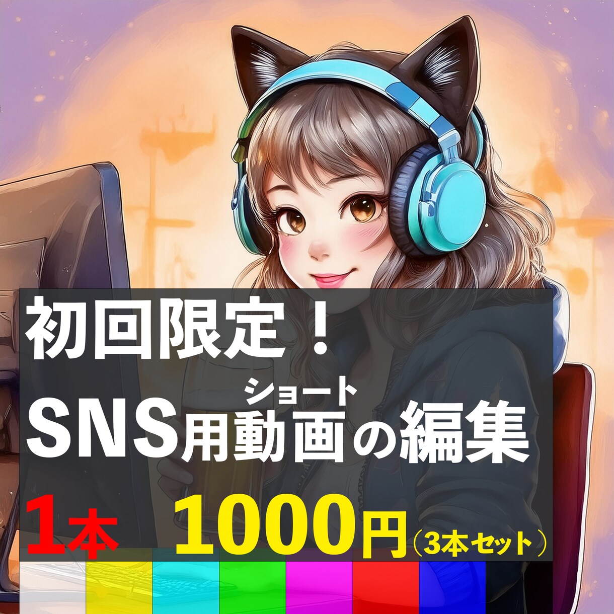 始めての方限定！SNS用動画の編集します ファンを獲得するための動画をテレビマンが作ります！ イメージ1