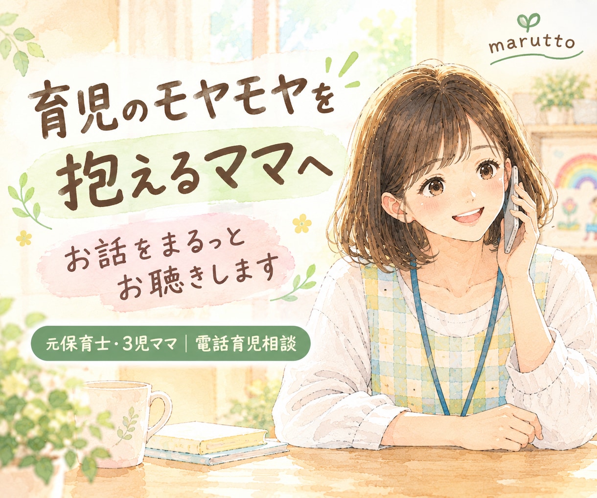 子育ての悩みを抱えるママのお話を聴いて寄り添います イヤイヤ期/発達/不登校/思春期/ママ友/元保育士3児ママ イメージ1