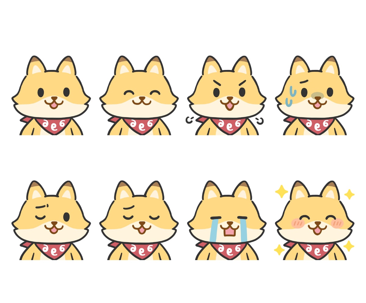 シンプルかわいい動物・人物アイコン描きます 料金そのままで商用利用可！SNS等にどうぞ イメージ6