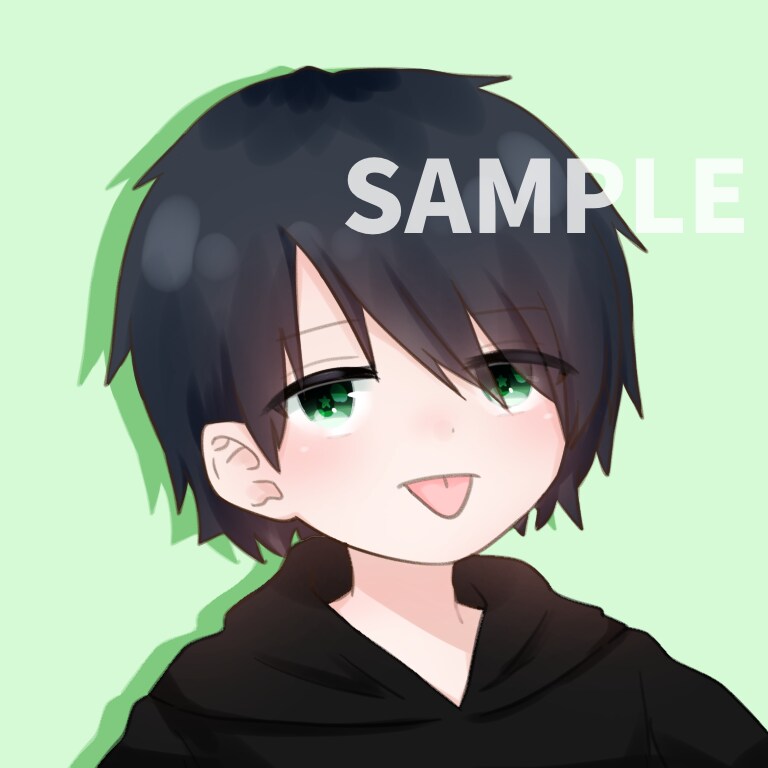 少しゆるめのイラストを描きます SNSのアイコンなどにご使用ください^^* イメージ4
