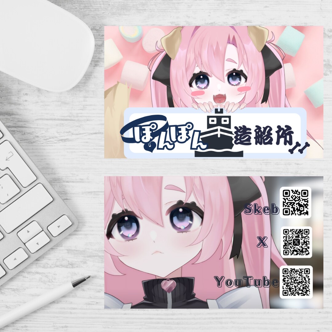ポップでかわいいショップカード・名刺作ります クリエイターさん向け！物販・コミケなどで配りたい方へ イメージ8