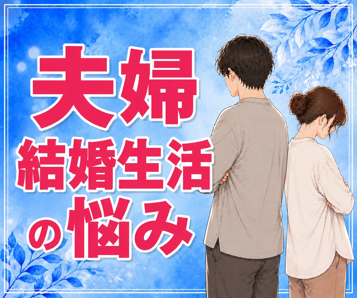 我慢している夫婦・結婚生活の悩みをお聞きします 離婚｜浮気｜不倫｜喧嘩｜恋愛｜DV｜モラハラ｜別居｜修復 イメージ1
