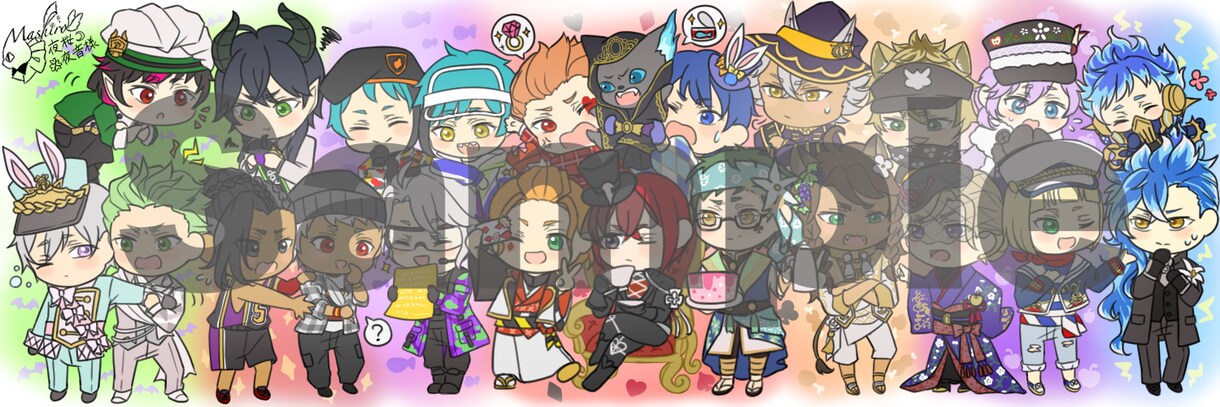 SNS用ヘッダー描きます 可愛い系からかっこいい系まで幅広く描きます イメージ1