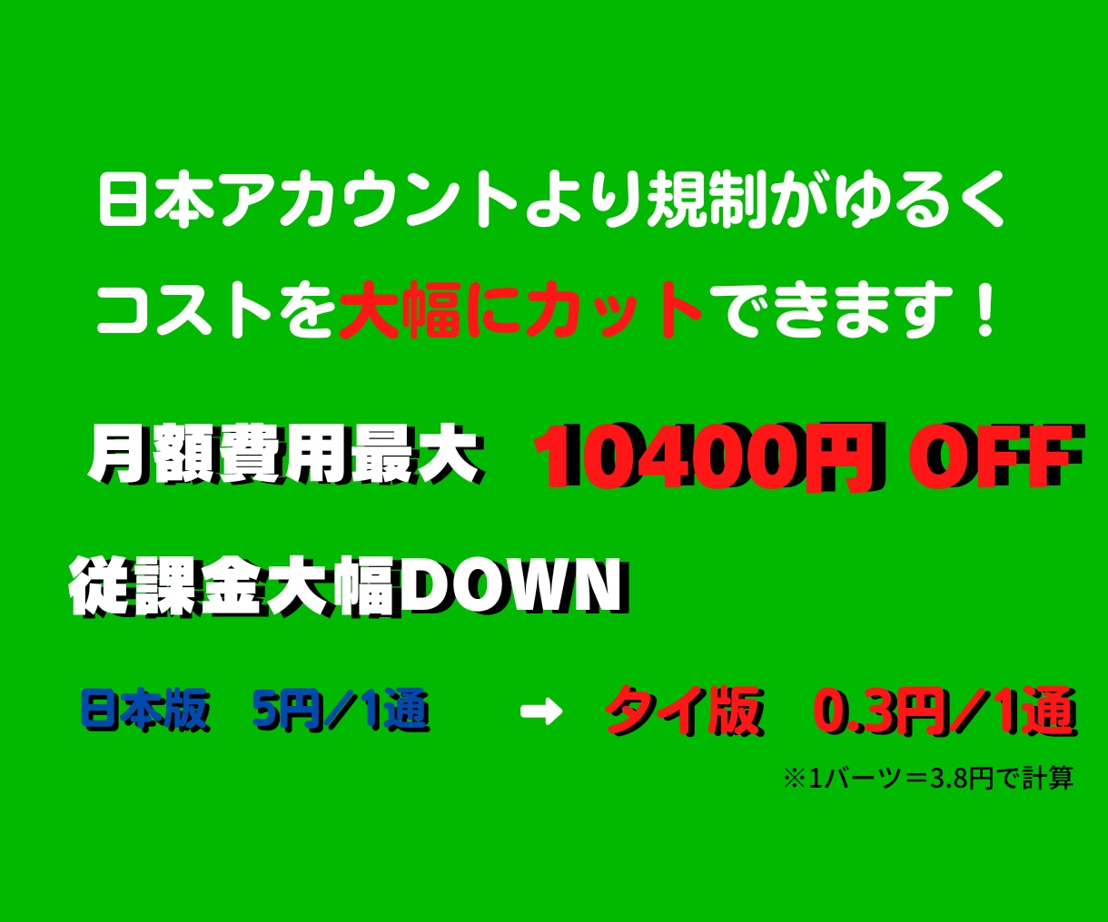 タイ版LINE公式アカウントを5個作成代行します 【海外アカウント】スピード対応★格安で納品★タイ★LINE★ イメージ2