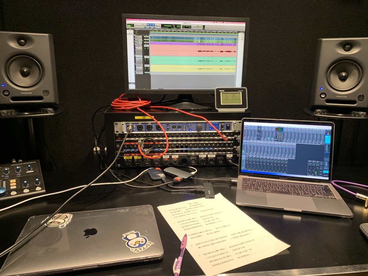 歌ってみたのミックスやります ノイズ除去等の歌声加工だけでなくハモリの作成も可能です イメージ1