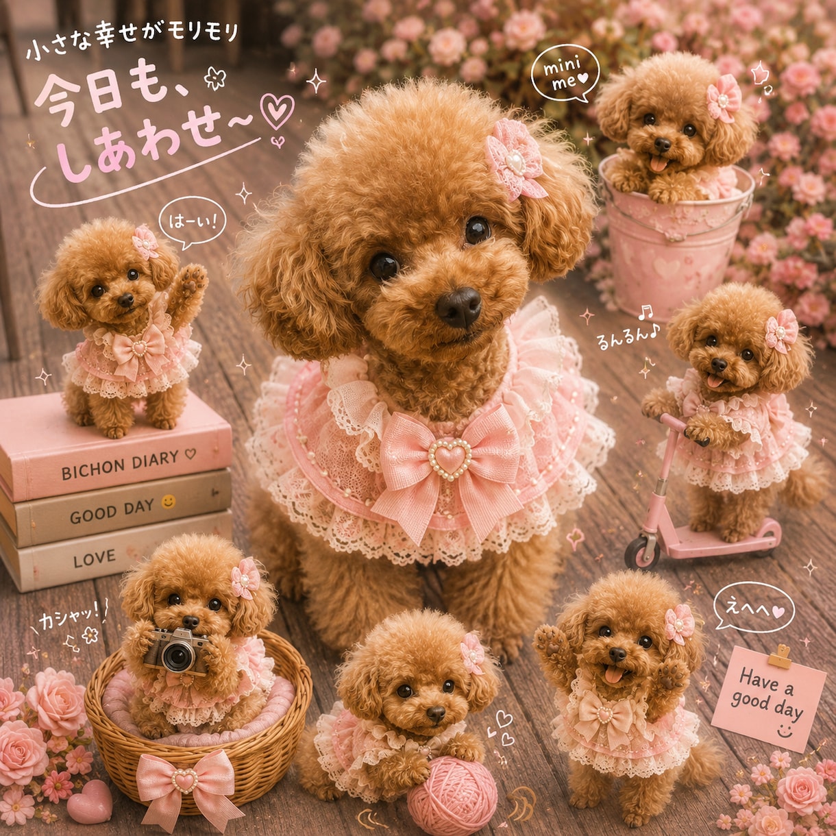 ウチの子を可愛い世界観に加工します 写真1枚で可愛く変身します〜♡♡ イメージ5
