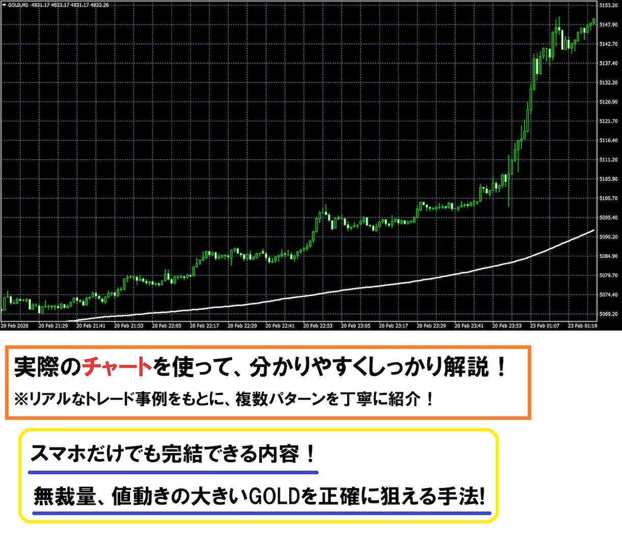 天底GOLDロジックの裏技手法教えます スマホやPCでトレード！安定したGOLD専用ロジック！ イメージ7
