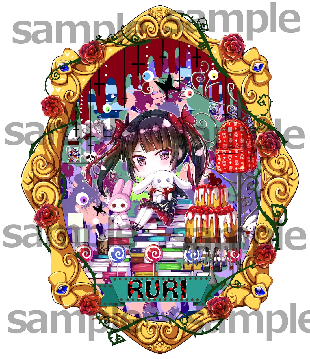 好きなキャラを可愛くデフォルメ！ミニキャラ描きます SNSアイコン、グッズ等用途様々。安めの絵柄もあります。 イメージ3